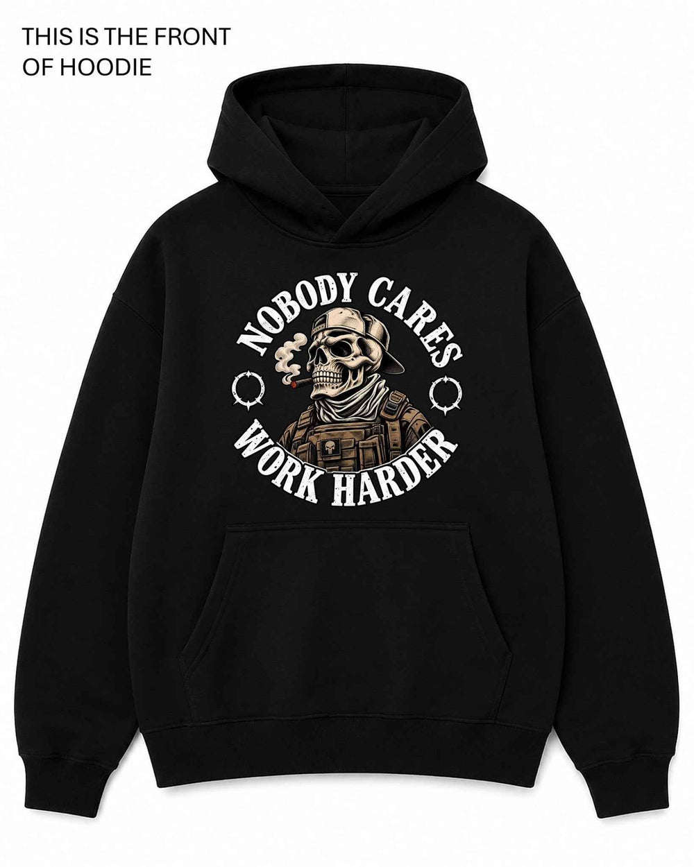 Nobody Cares Graphic Hoodie