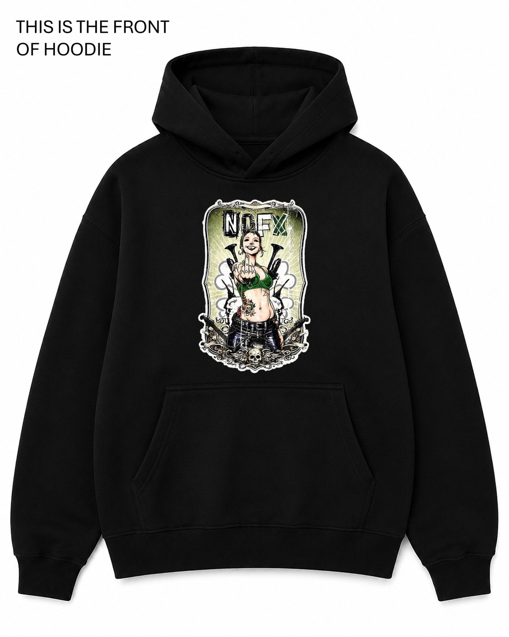 NOFX Girl Graphic Hoodie - Built Different Goods