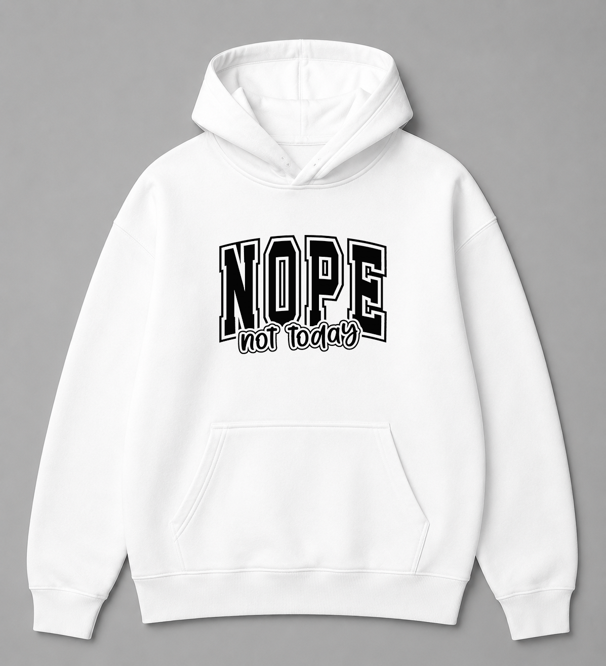 BDG Graphic Hoodie - Nope, not today
