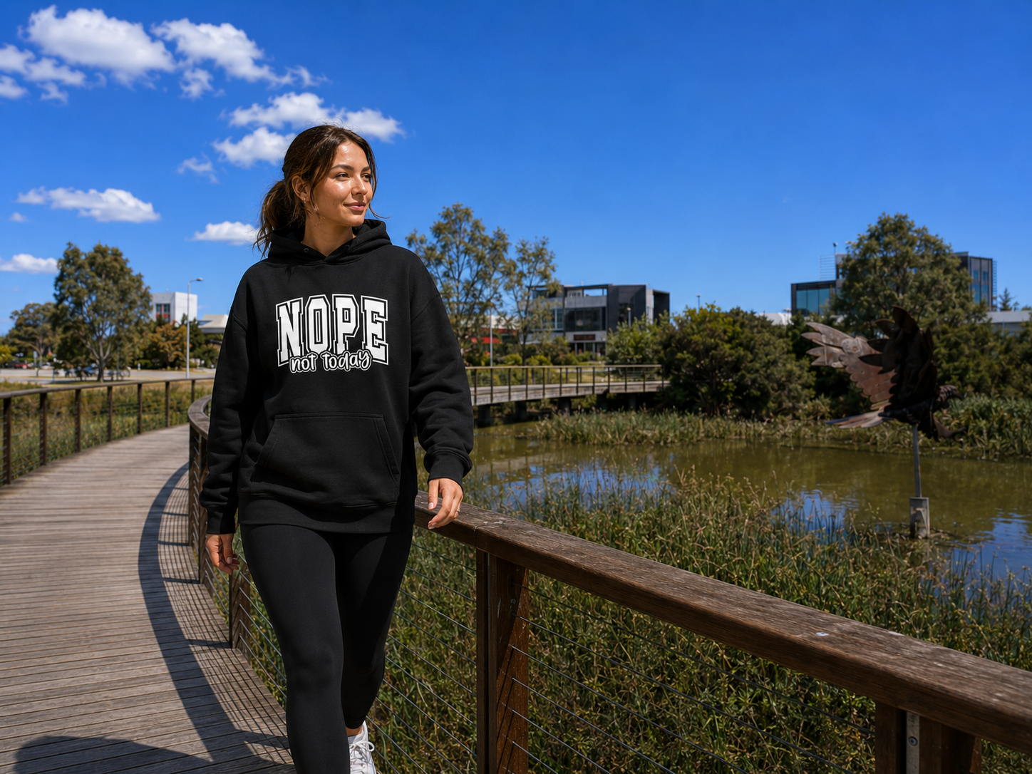 BDG Graphic Hoodie - Nope, not today