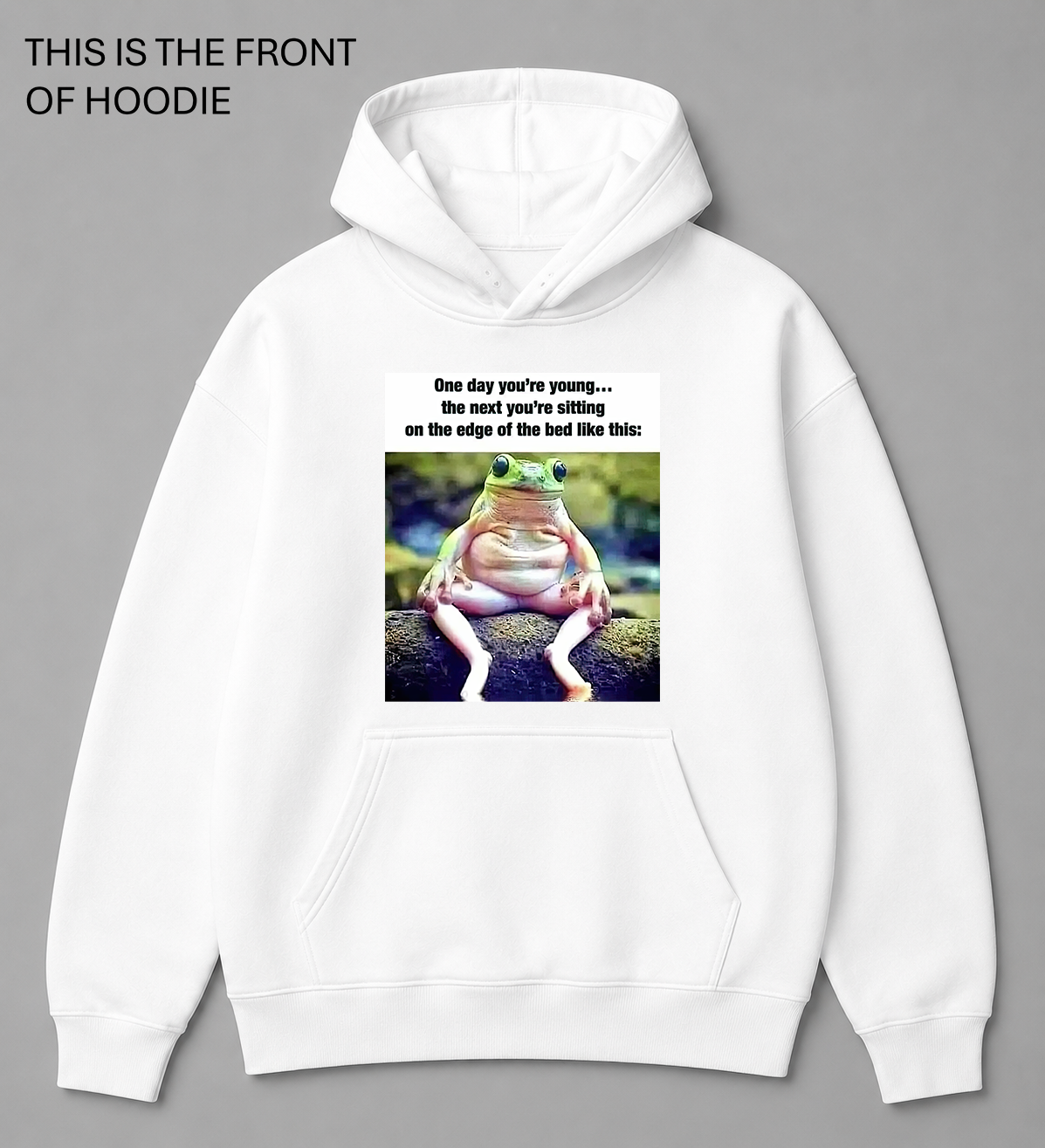 BDG Graphic Hoodie - One day you're young....