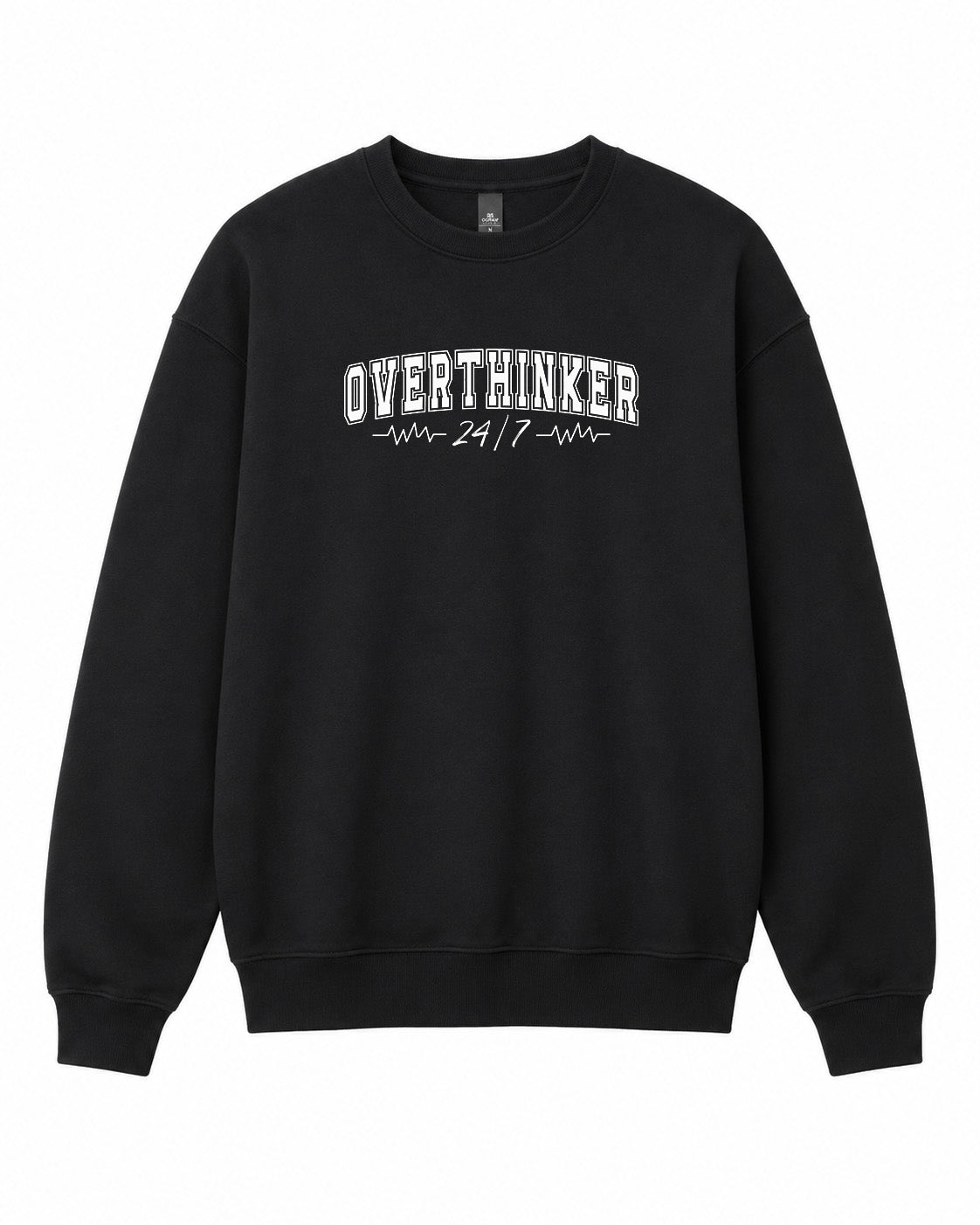 BDG Crew Neck Sweatshirt - Overthinker - Built Different Goods