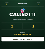 Cricket - Predict the Next Ball Graphic T-Shirt - Built Different Goods
