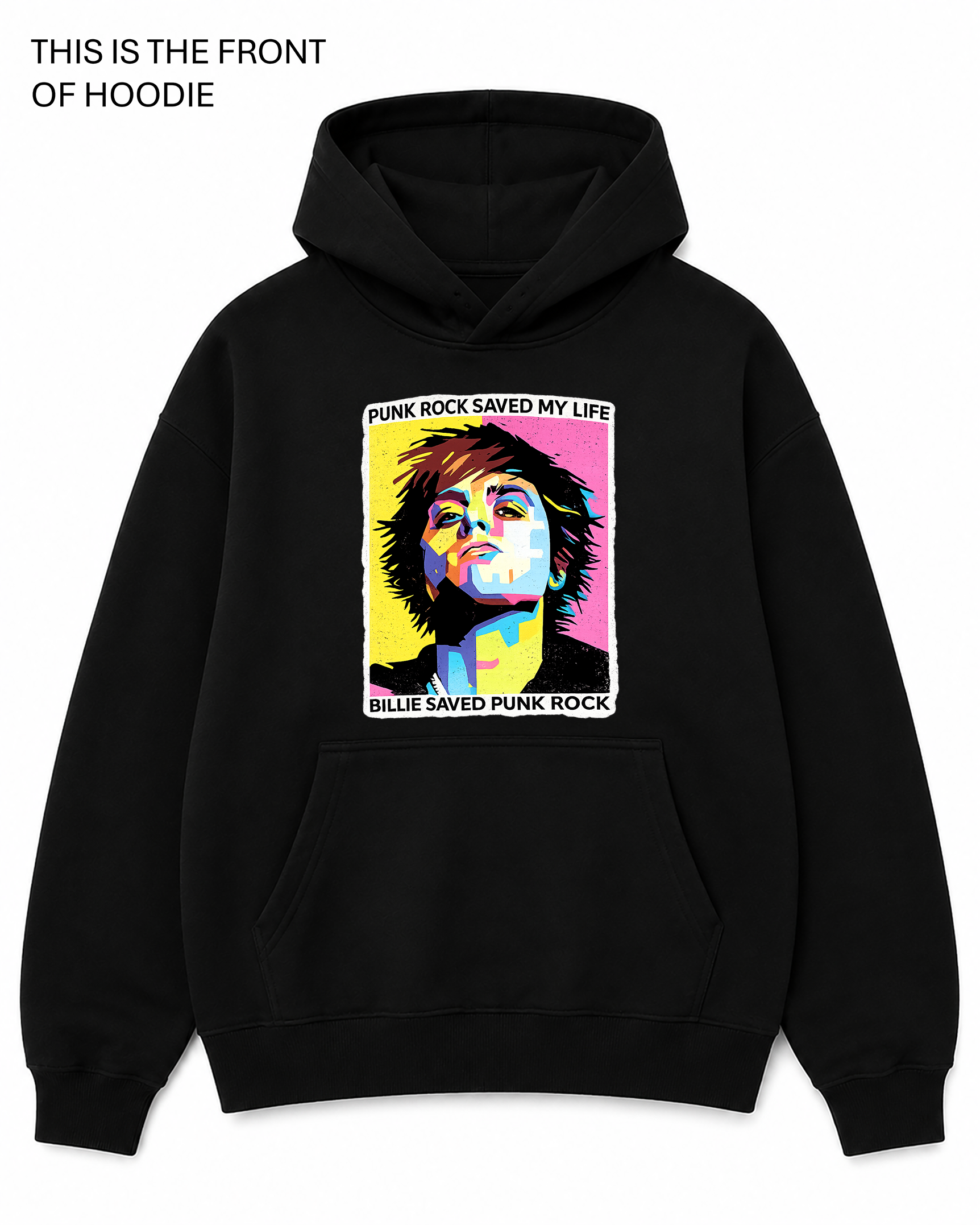 BDG Graphic Hoodie - Punk Rock Saved My Life