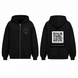 AFL QR Code Zip-Up Hoodie – Our Other National Anthem - Built Different Goods