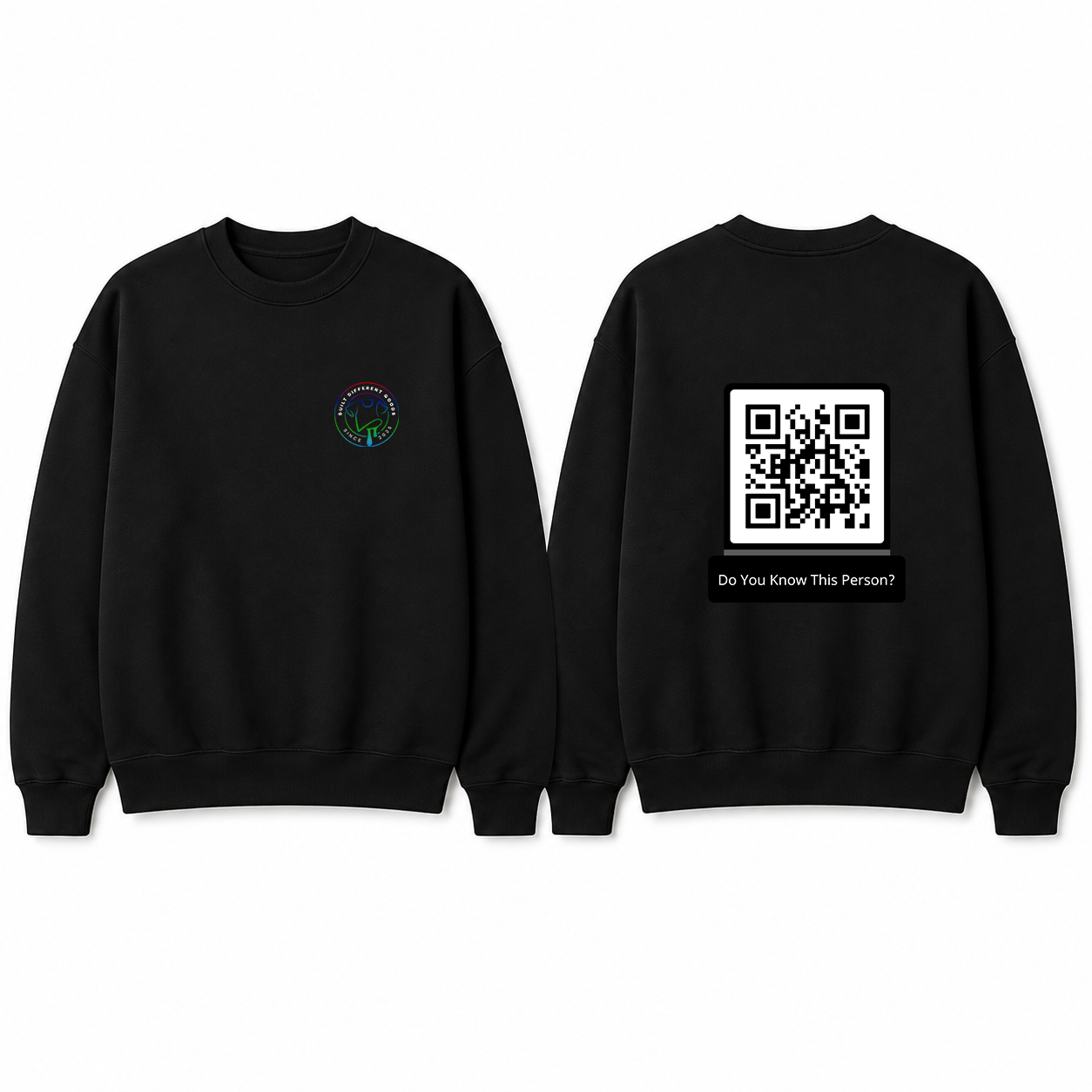 BDG Crew Neck Sweatshirt  - QR - Do You Know This Person?
