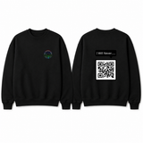 BDG Crew Neck Sweatshirt  - QR - I Will Never - Rick Rolled