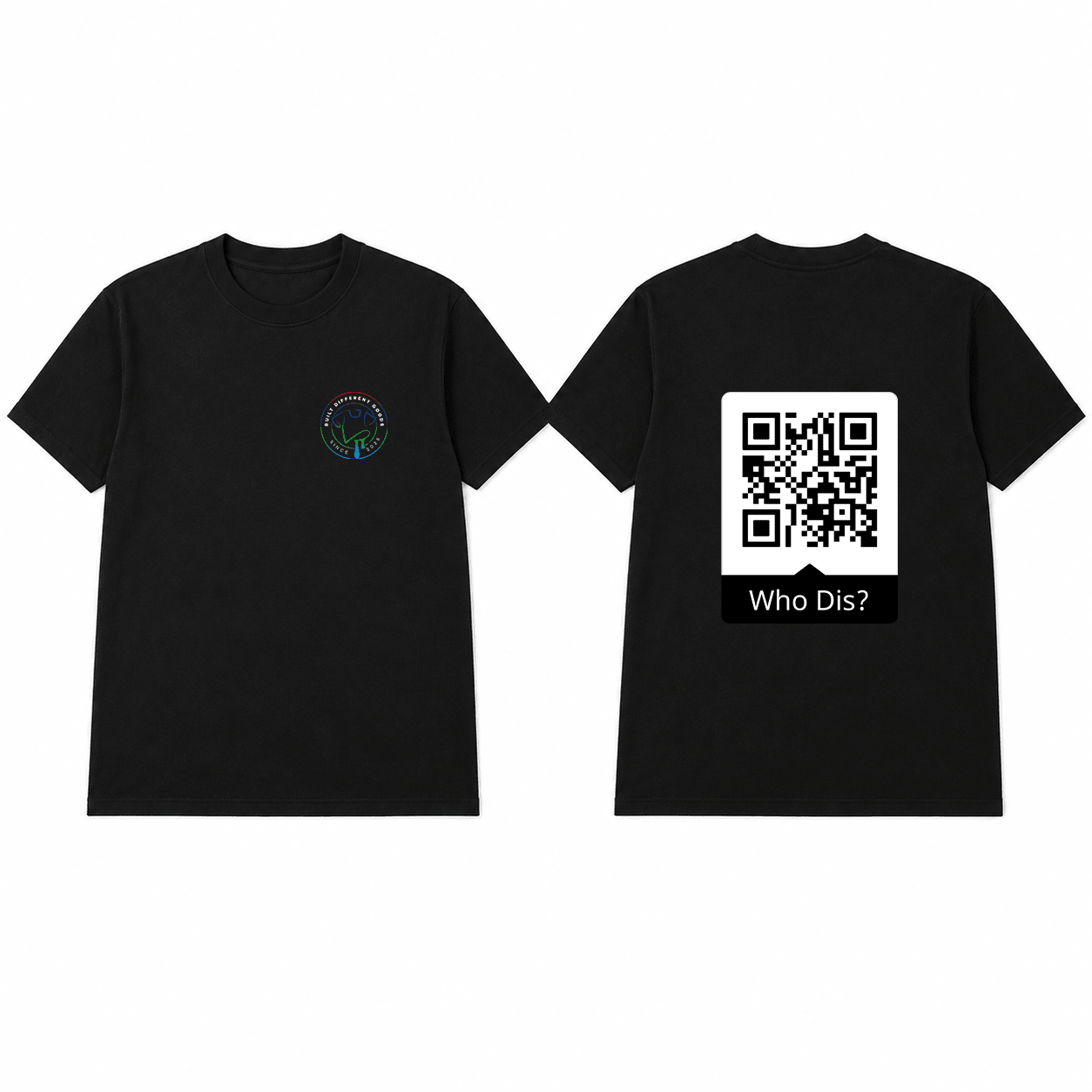 BDG Graphic T-Shirt - QR - Who Dis? - Built Different Goods