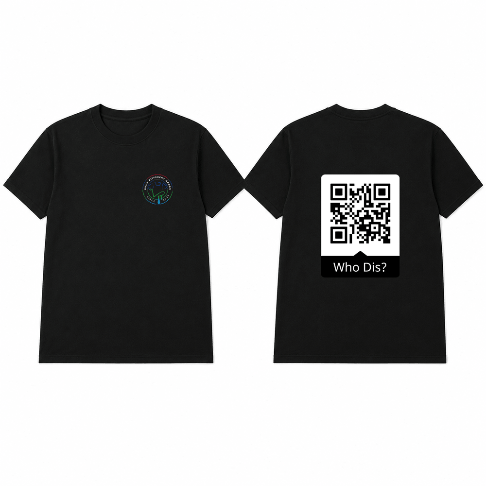 BDG Graphic T-Shirt - QR - Who Dis? - Built Different Goods
