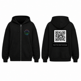 BDG Zip Up Hoodie - QR - Scan if You Have Trust Issues