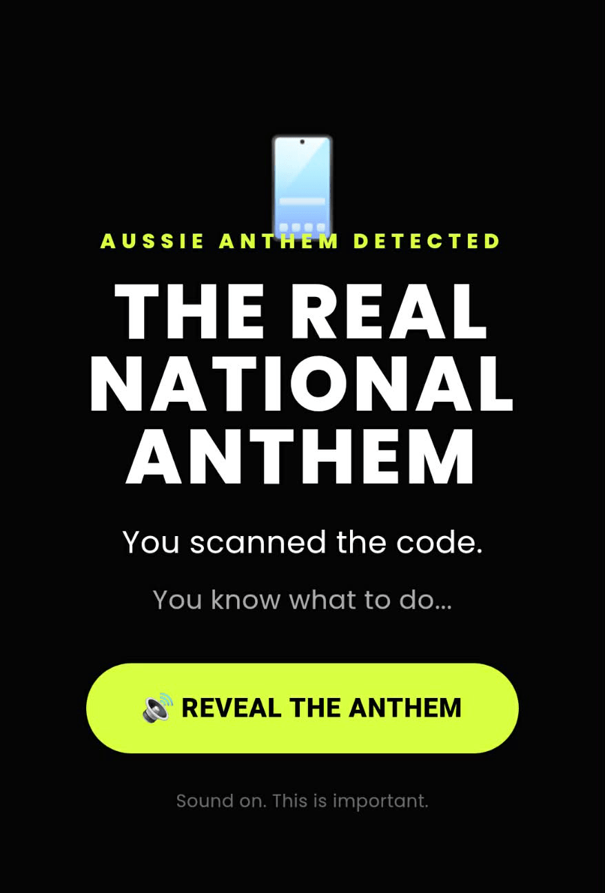 BDG Graphic Hoodie - QR - The REAL National Anthem - Built Different Goods