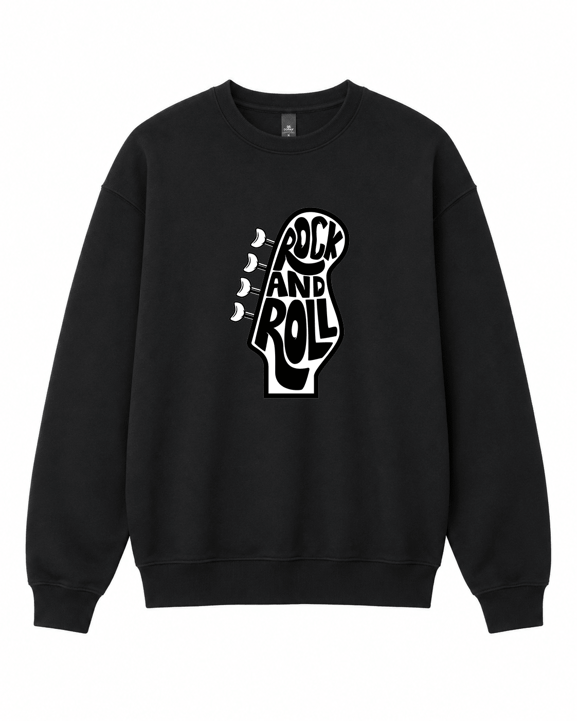 Rock and Roll Graphic Crewneck Sweatshirt - Built Different Goods