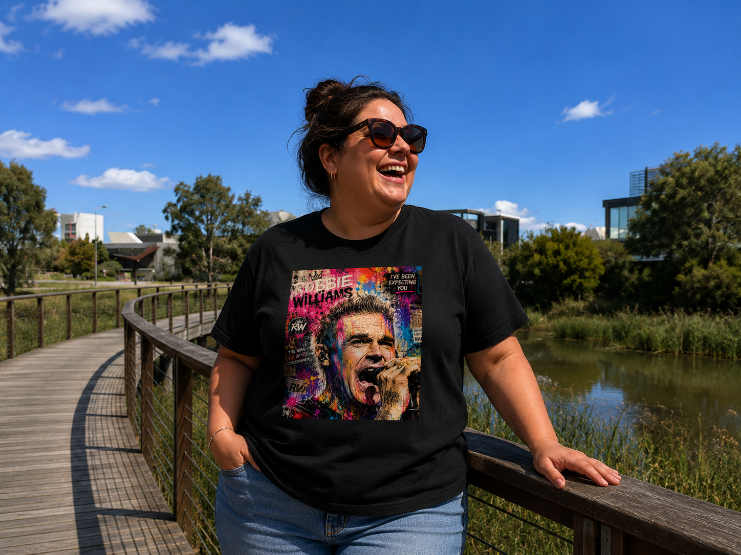 BDG Graphic T-Shirt - Robbie Williams Britpop 1