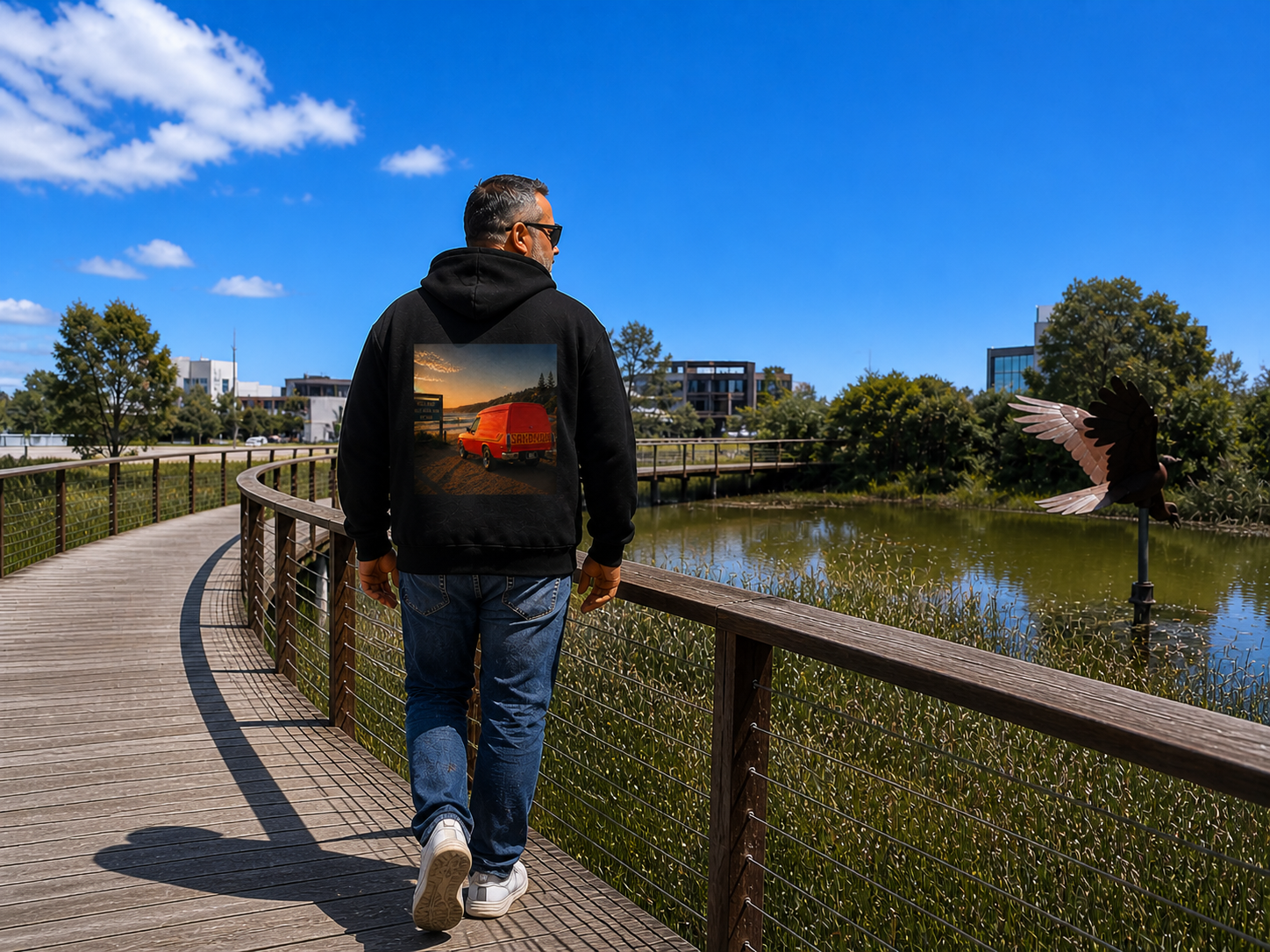 BDG Graphic Hoodie - Holden Sandman
