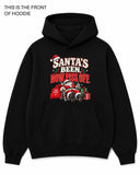 Santas Been, Now Piss Off Graphic Hoodie - Built Different Goods