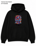 Skull Splatter Graphic Hoodie - Built Different Goods