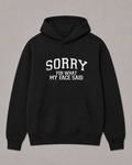 BDG Graphic Hoodie - Sorry for what my face said
