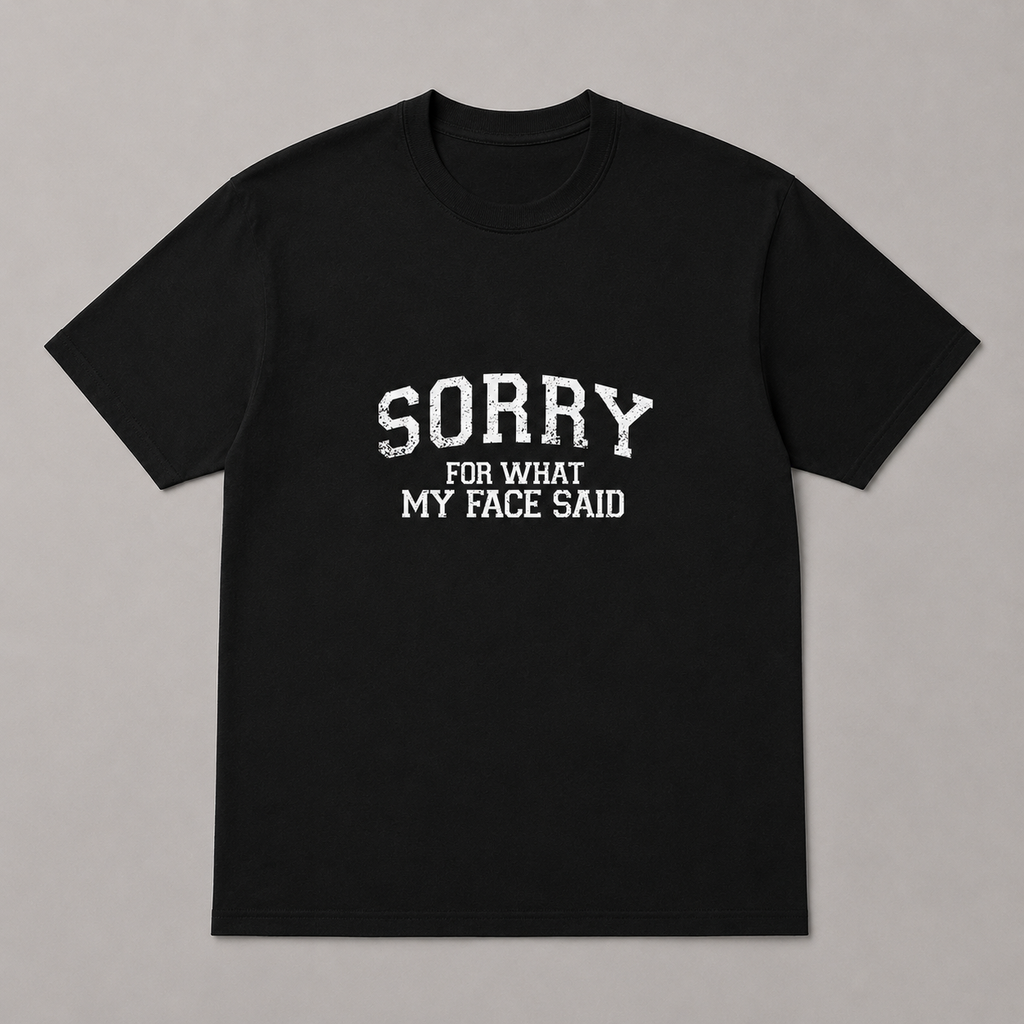 BDG Graphic T-Shirt - Sorry for what my face said
