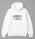 BDG Graphic Hoodie - Sorry for what my face said