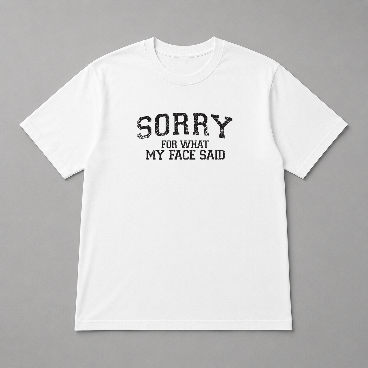 BDG Graphic T-Shirt - Sorry for what my face said