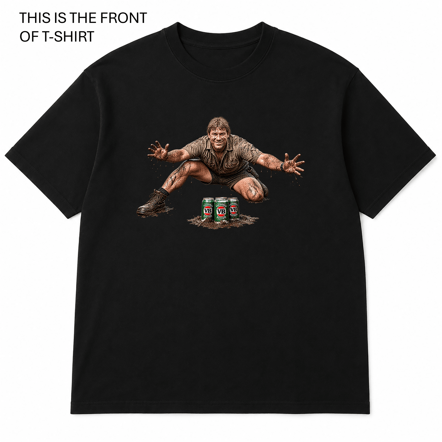 Steve Irwin Beers Graphic T-Shirt - Built Different Goods