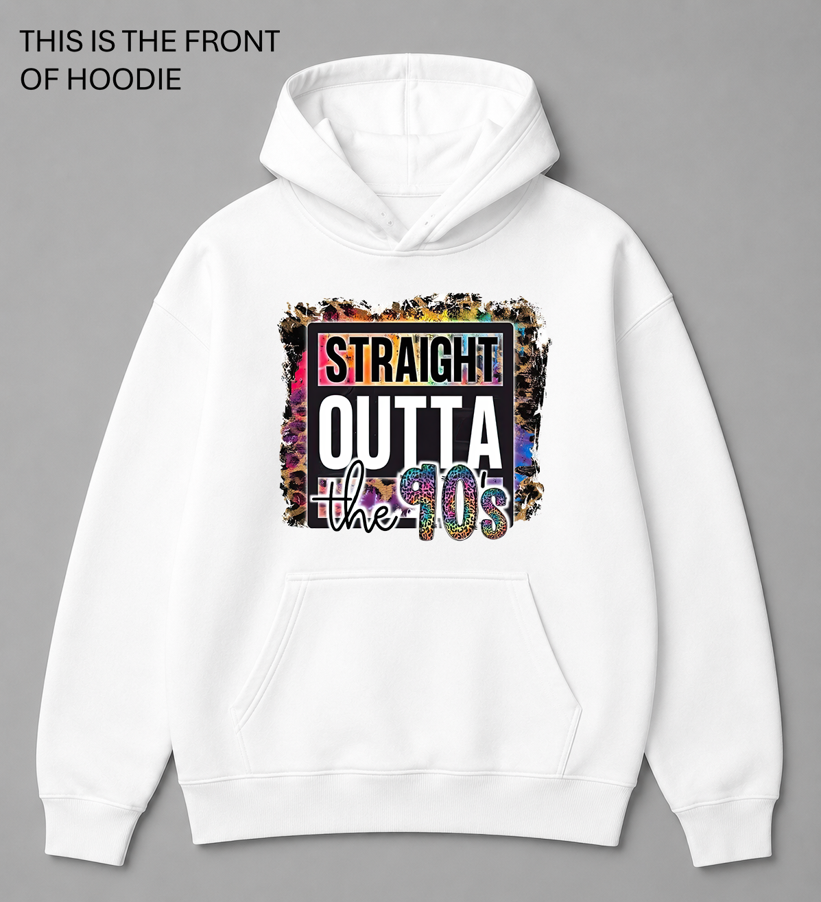 BDG Graphic Hoodie - Straight Outta the 90s
