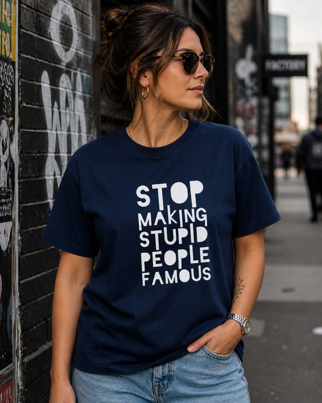 BDG Graphic T-Shirt - Stop Making Stupid People Famous