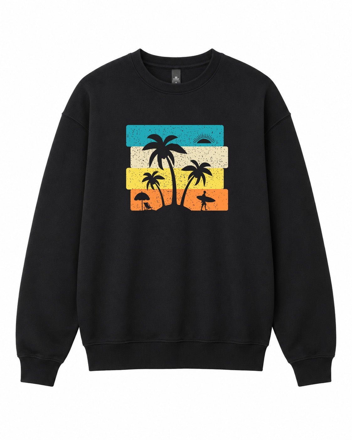 Summer Vibes Graphic Crewneck Sweatshirt - Built Different Goods