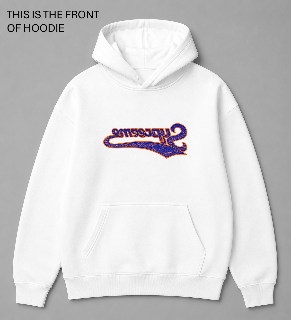 BDG Graphic Hoodie -Supreme Backwards