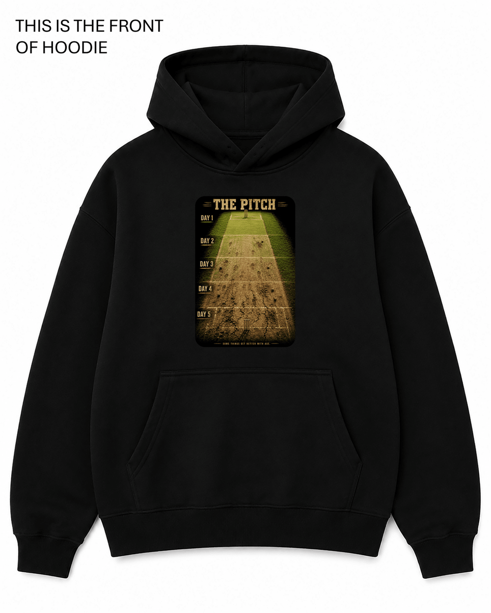 Test Pitch Graphic Hoodie - Built Different Goods