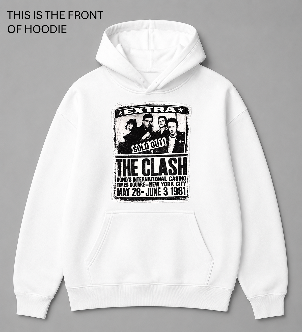BDG Graphic Hoodie -The Clash