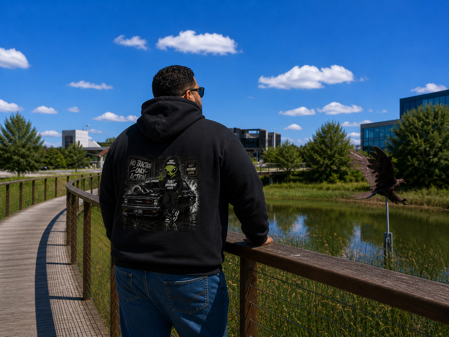 BDG Graphic Hoodie - Torana LH 355