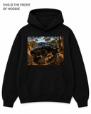 Premium graphic hoodie featuring the Toyota Hilux GR Sports design by Built Different Goods. Comfortable everyday hoodie available in sizes S to True 5XL.
