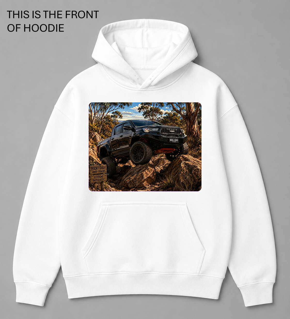 BDG Graphic Hoodie - Toyota Hilux GR Sports