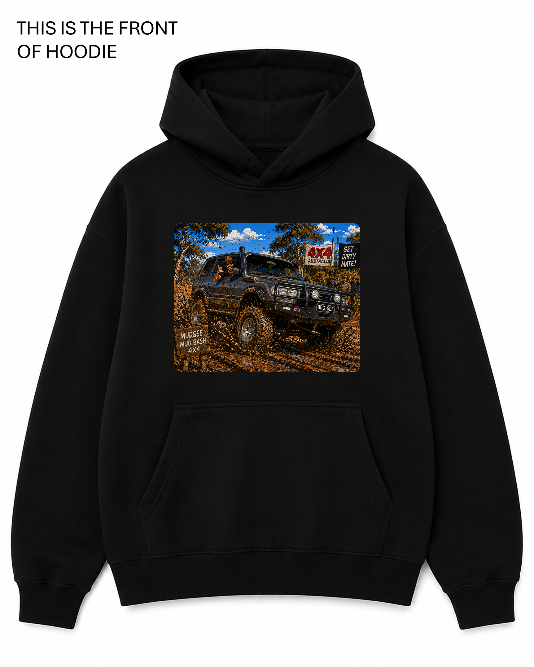 BDG Graphic Hoodie - Toyota Landcruiser 80 Series
