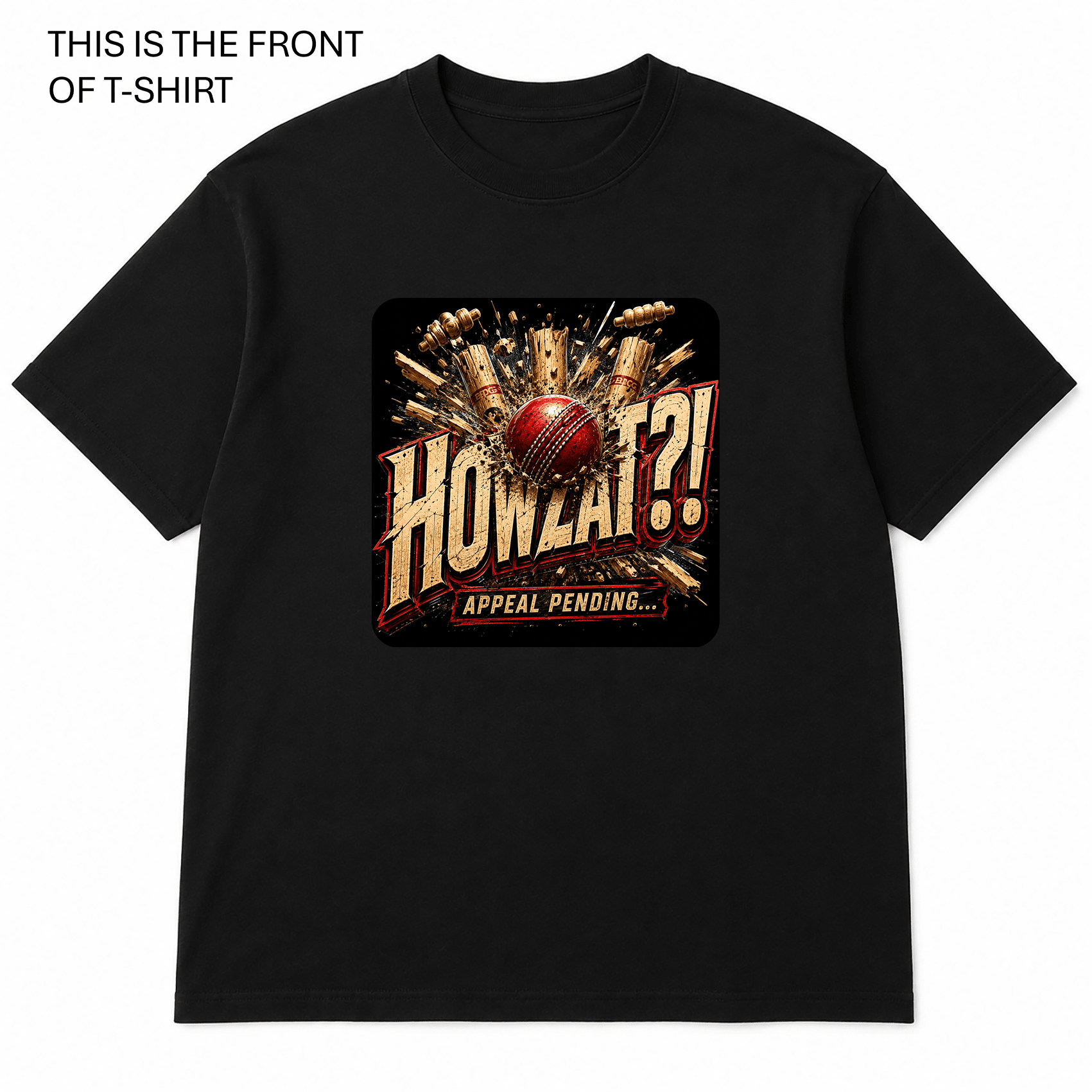 Cricket - Howzat! Graphic T-Shirt - Built Different Goods