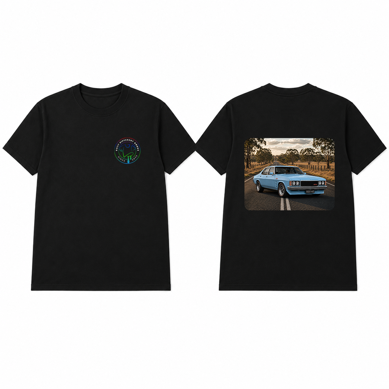 BDG Graphic T-Shirt - Holden HZ GTS On Road