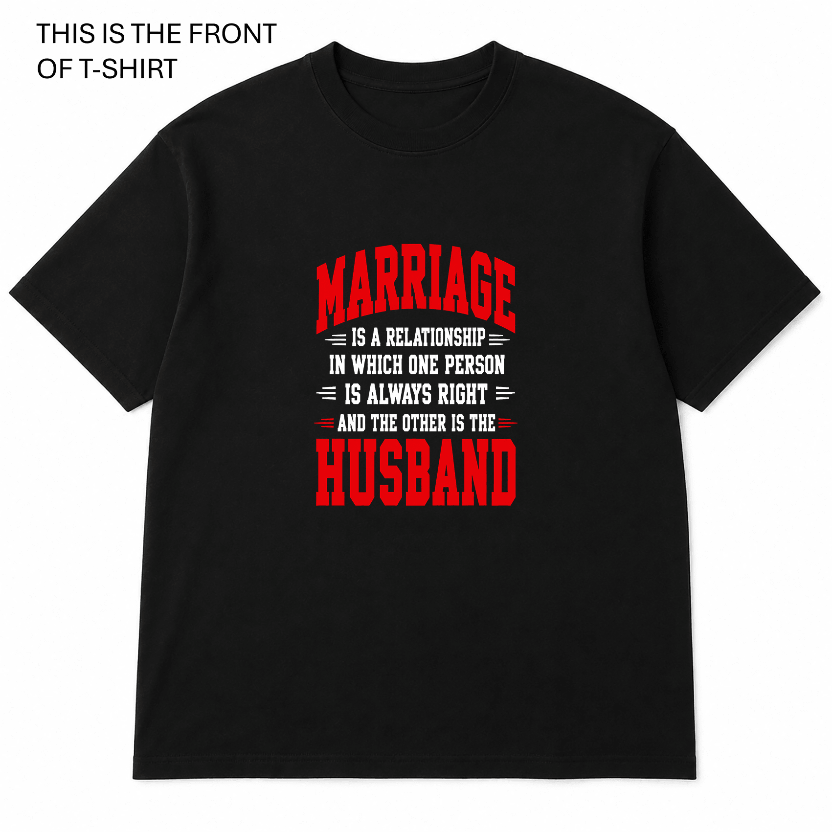 BDG Graphic T-Shirt - Marriage is..... - Built Different Goods