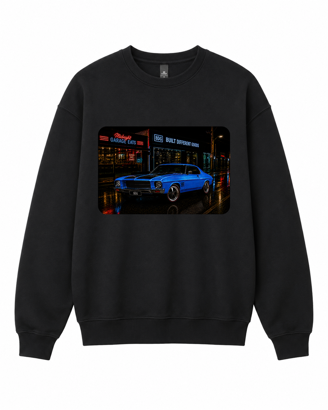 BDG Crew Neck Sweatshirt  - 1971-74 Vintage Aussie Street Machine