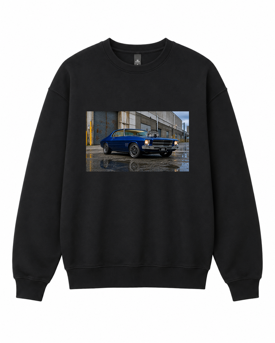 BDG Crew Neck Sweatshirt  - 1970s Classic V8 Blown Coupe
