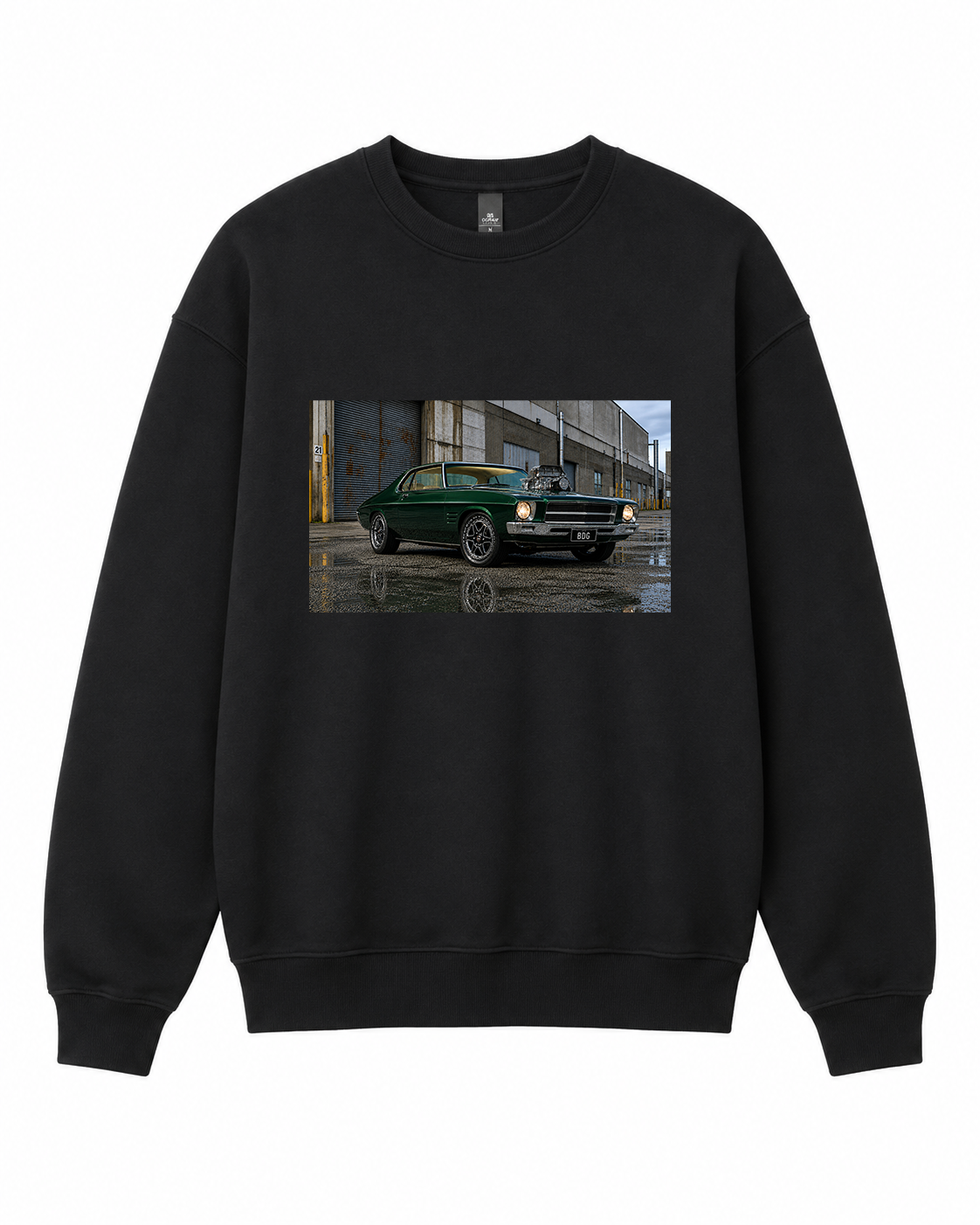 BDG Crew Neck Sweatshirt  - 1970s Classic V8 Blown Coupe
