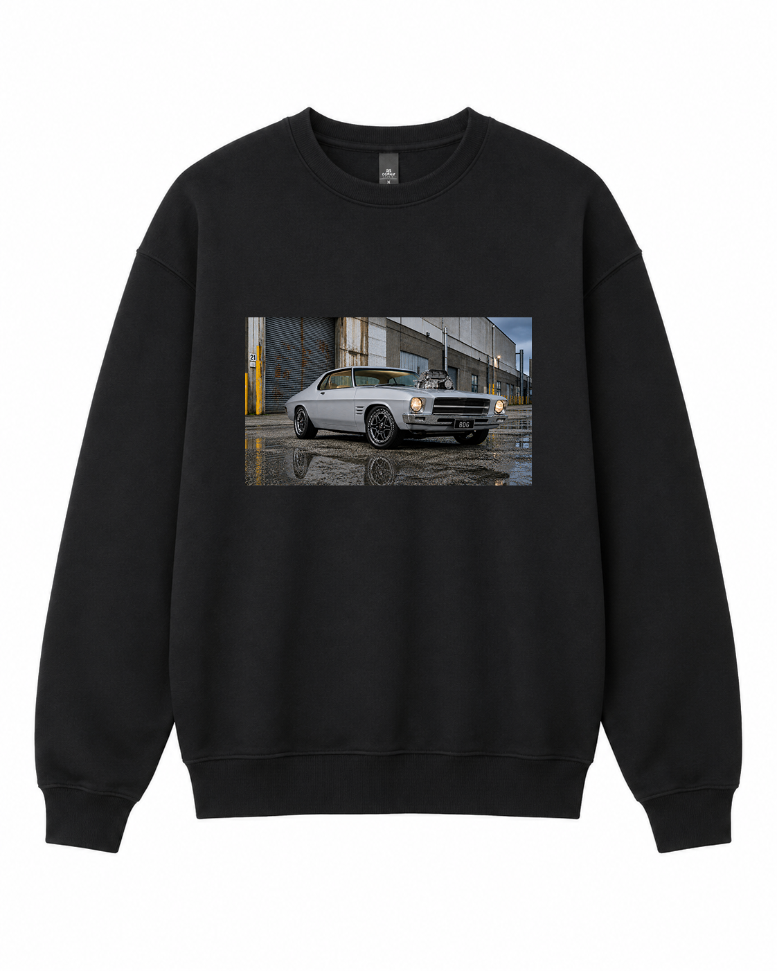 BDG Crew Neck Sweatshirt  - 1970s Classic V8 Blown Coupe