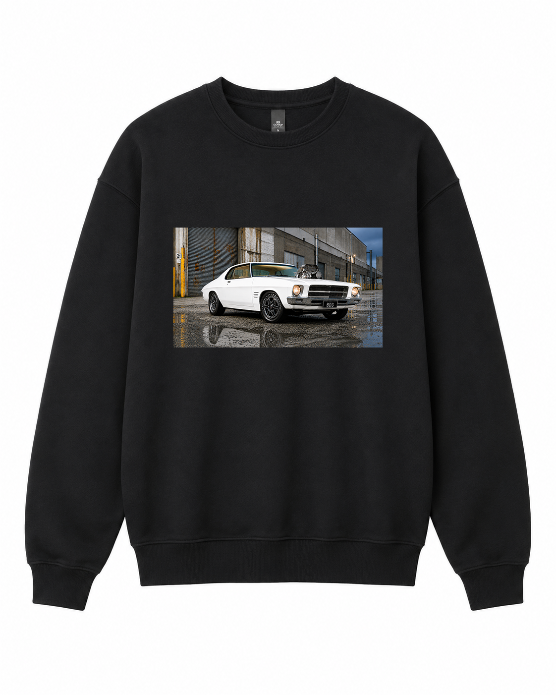 BDG Crew Neck Sweatshirt  - 1970s Classic V8 Blown Coupe