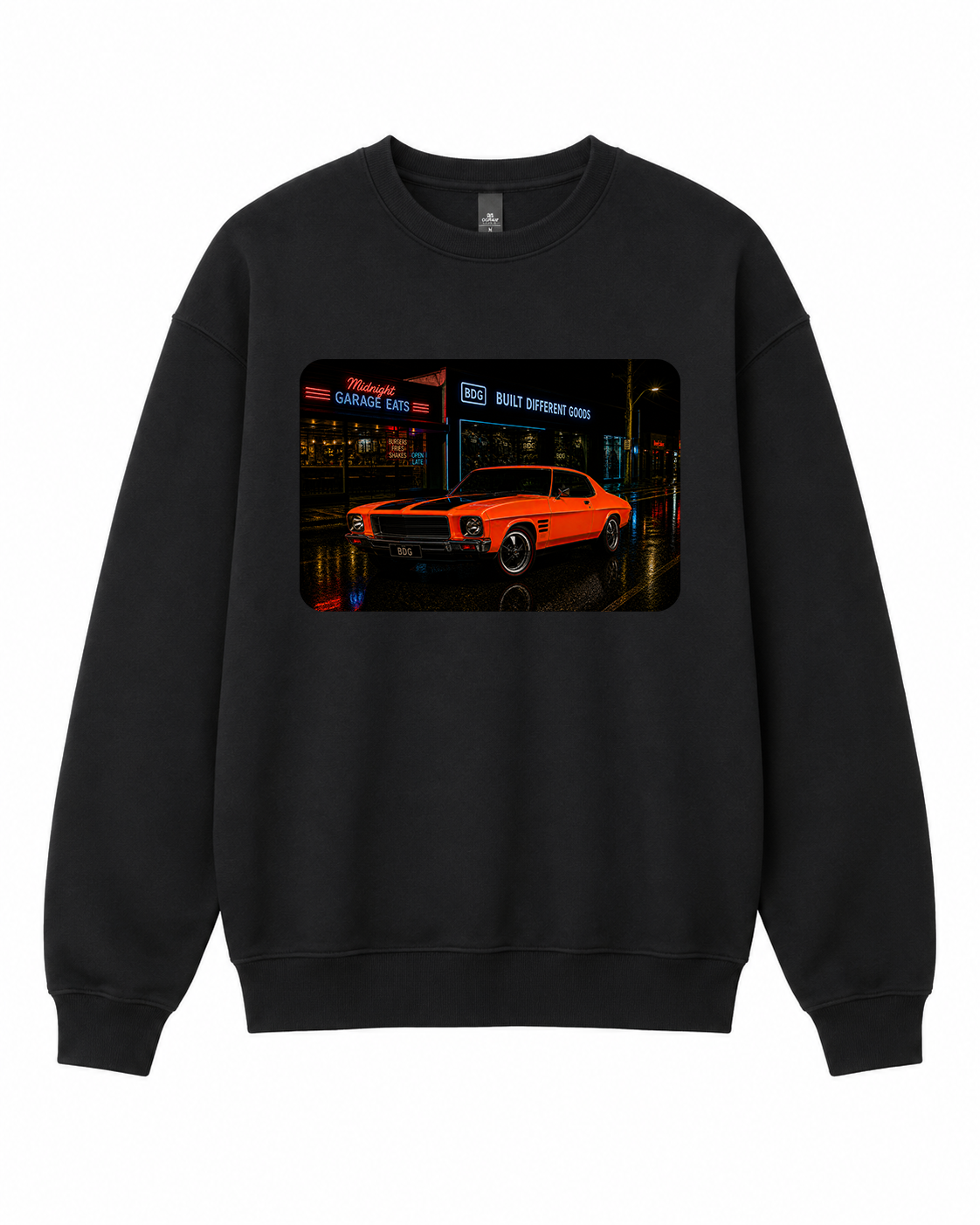 BDG Crew Neck Sweatshirt  - 1971-74 Vintage Aussie Street Machine