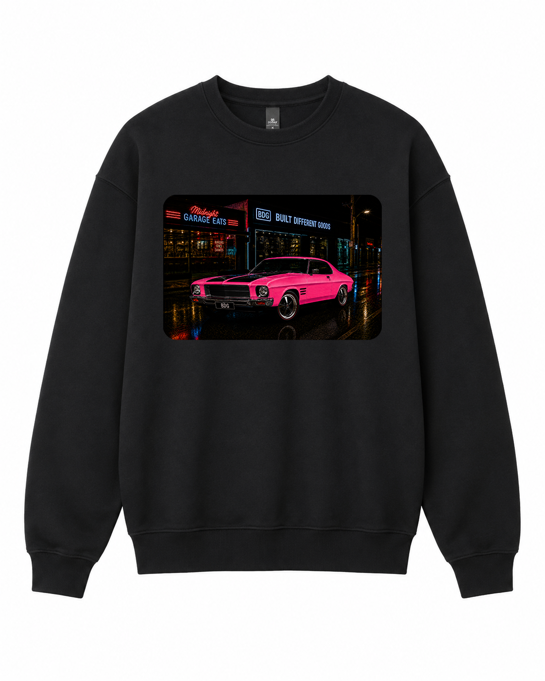 BDG Crew Neck Sweatshirt  - 1971-74 Vintage Aussie Street Machine