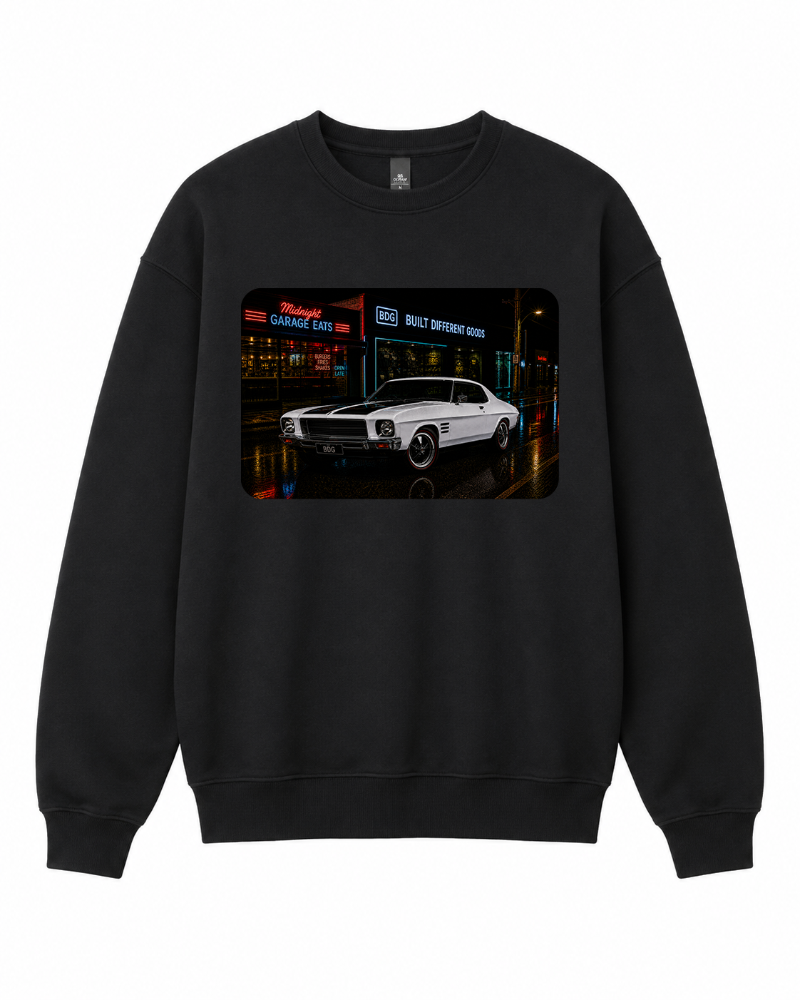 BDG Crew Neck Sweatshirt  - 1971-74 Vintage Aussie Street Machine