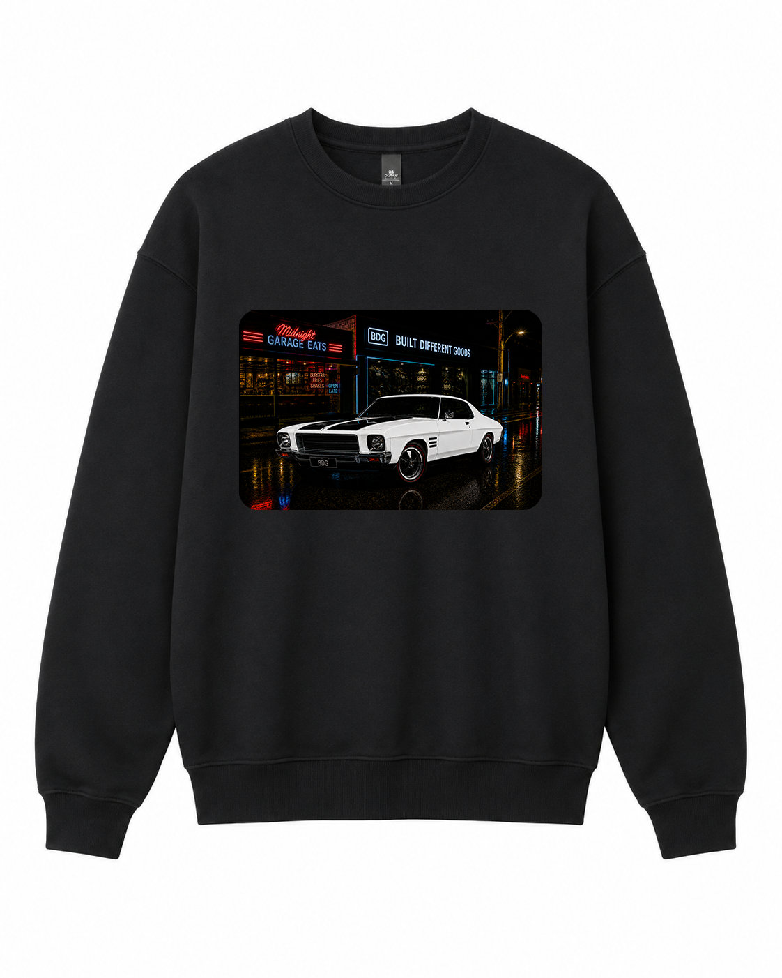 BDG Crew Neck Sweatshirt  - 1971-74 Vintage Aussie Street Machine