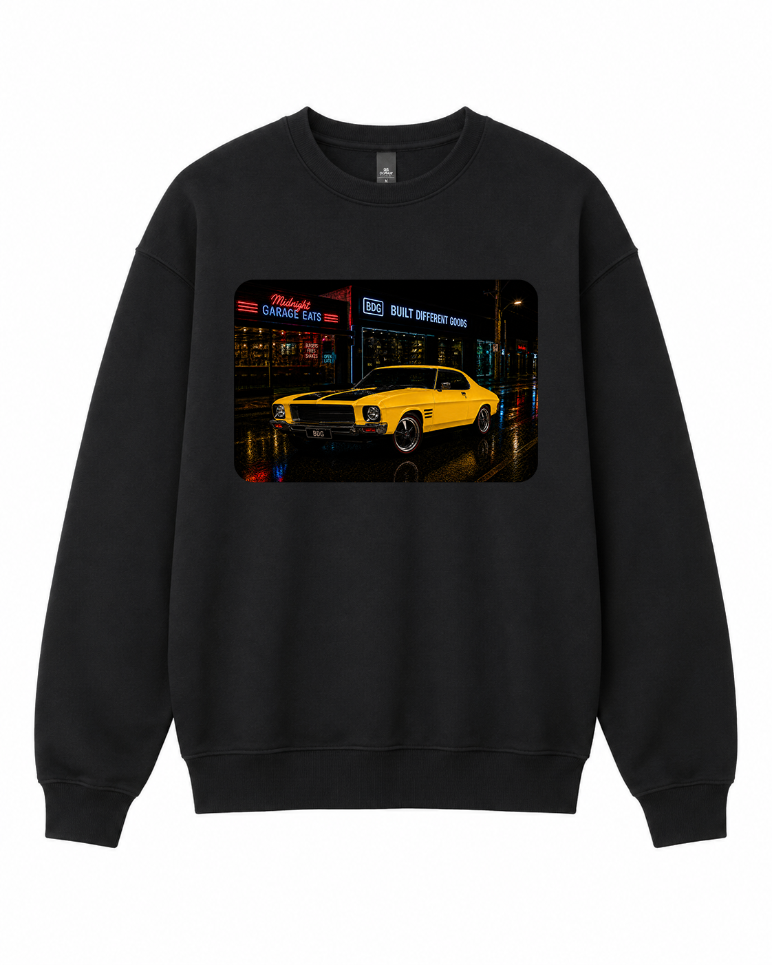 BDG Crew Neck Sweatshirt  - 1971-74 Vintage Aussie Street Machine