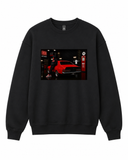 BDG Crew Neck Sweatshirt  - Neon Garage Showcase with Classic Coupe