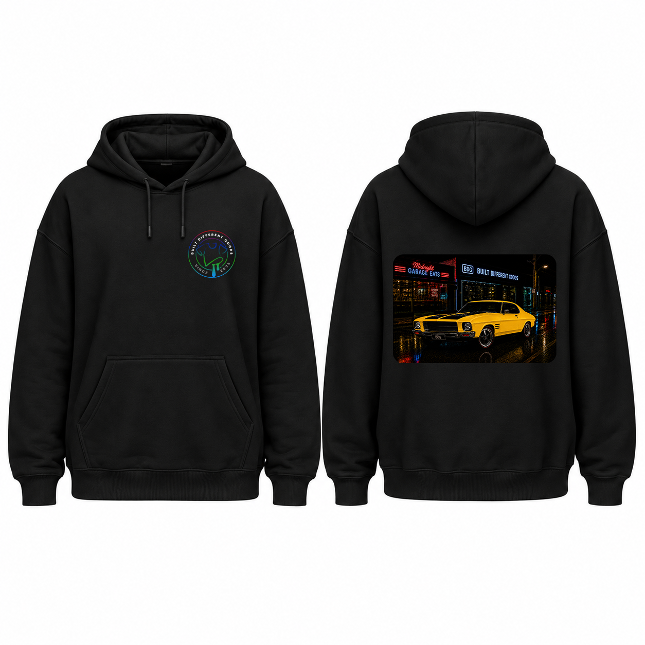BDG Graphic Hoodie - 1971-74 Vintage Aussie Street Machine